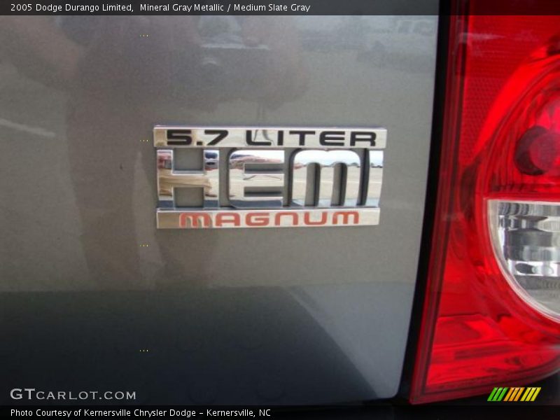 Mineral Gray Metallic / Medium Slate Gray 2005 Dodge Durango Limited