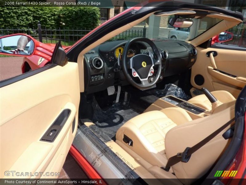 Rosso Corsa (Red) / Beige 2008 Ferrari F430 Spider