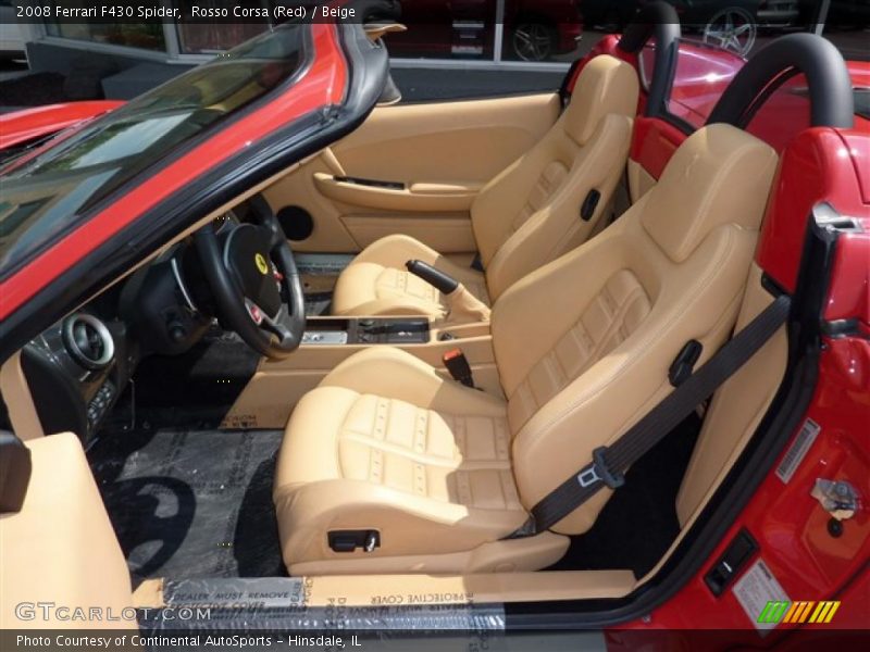 Rosso Corsa (Red) / Beige 2008 Ferrari F430 Spider