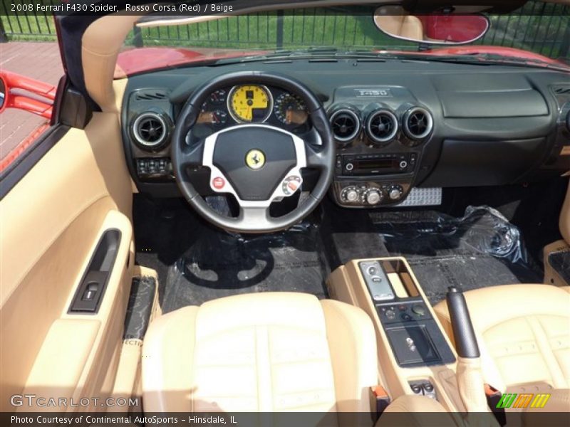 Rosso Corsa (Red) / Beige 2008 Ferrari F430 Spider