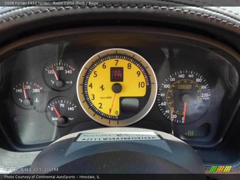 Rosso Corsa (Red) / Beige 2008 Ferrari F430 Spider