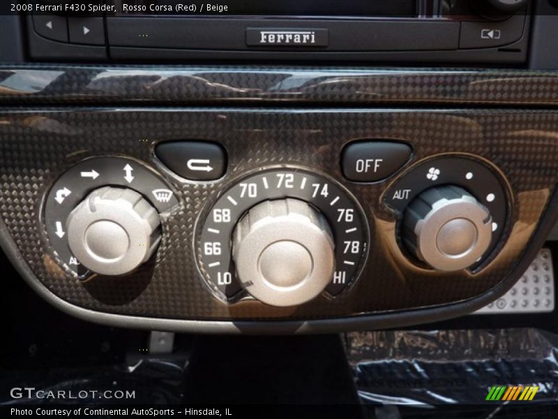 Rosso Corsa (Red) / Beige 2008 Ferrari F430 Spider