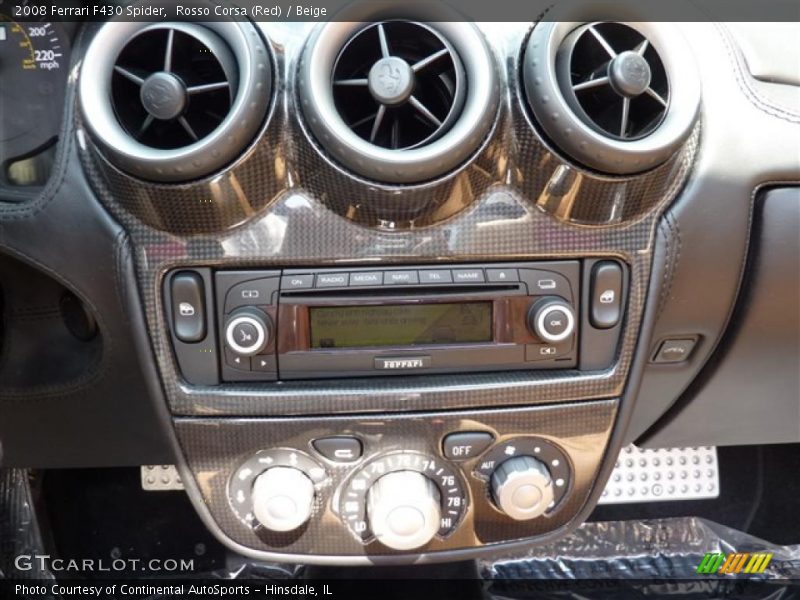 Rosso Corsa (Red) / Beige 2008 Ferrari F430 Spider