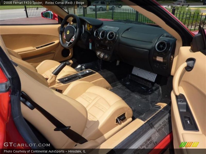 Rosso Corsa (Red) / Beige 2008 Ferrari F430 Spider