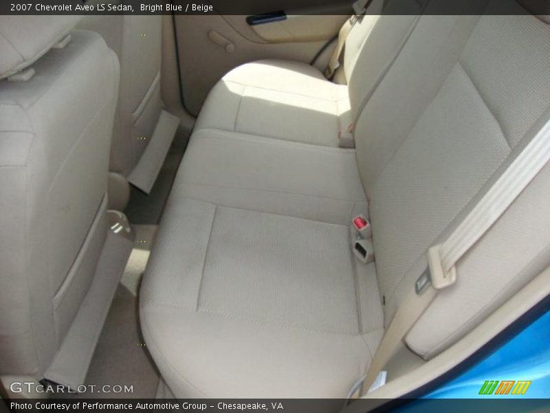 Bright Blue / Beige 2007 Chevrolet Aveo LS Sedan