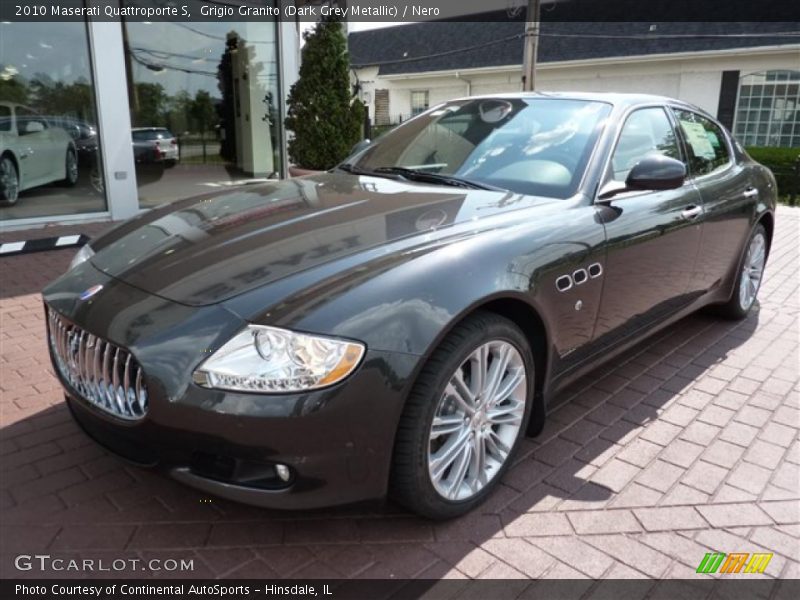 Grigio Granito (Dark Grey Metallic) / Nero 2010 Maserati Quattroporte S