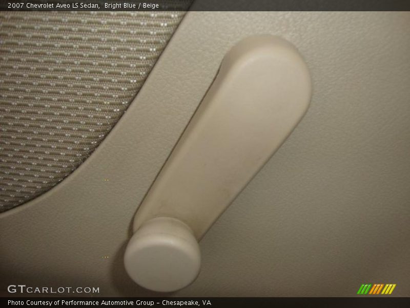 Bright Blue / Beige 2007 Chevrolet Aveo LS Sedan