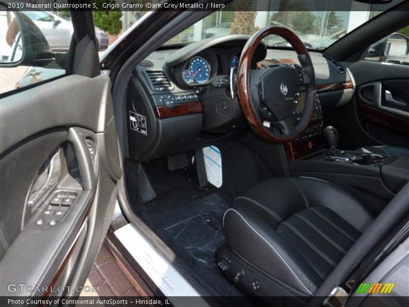 Grigio Granito (Dark Grey Metallic) / Nero 2010 Maserati Quattroporte S
