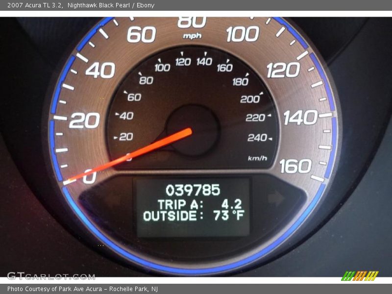 Nighthawk Black Pearl / Ebony 2007 Acura TL 3.2
