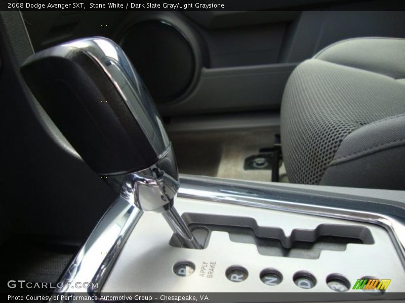 Stone White / Dark Slate Gray/Light Graystone 2008 Dodge Avenger SXT