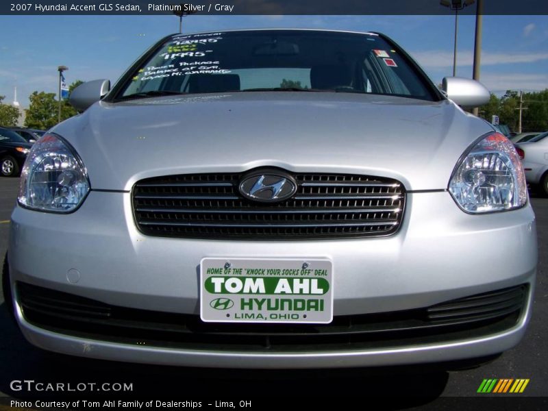Platinum Silver / Gray 2007 Hyundai Accent GLS Sedan