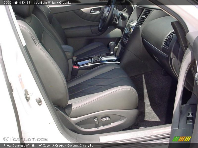 Moonlight White / Graphite 2009 Infiniti FX 35
