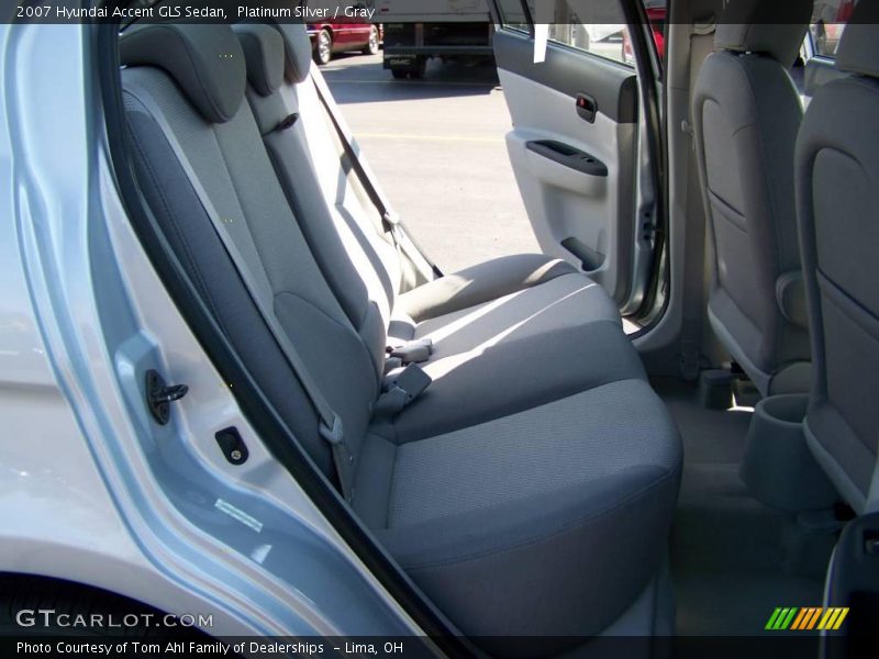 Platinum Silver / Gray 2007 Hyundai Accent GLS Sedan