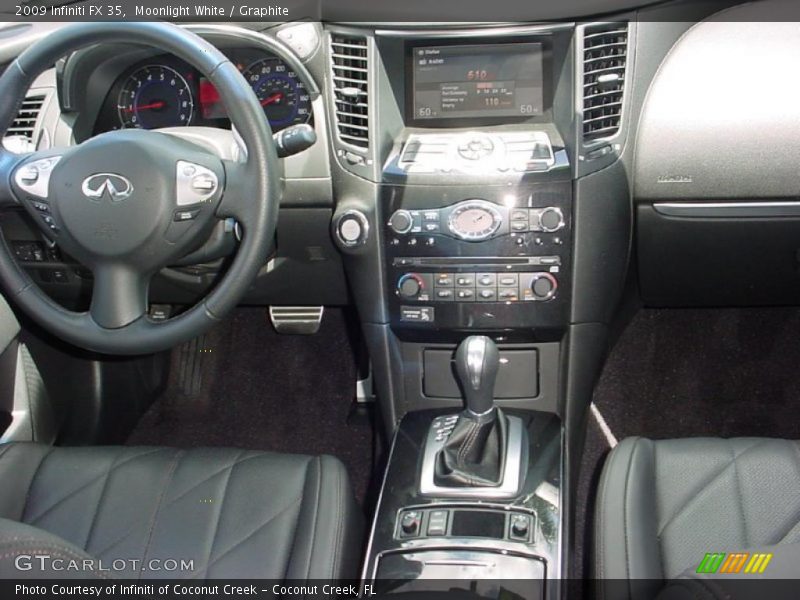 Moonlight White / Graphite 2009 Infiniti FX 35