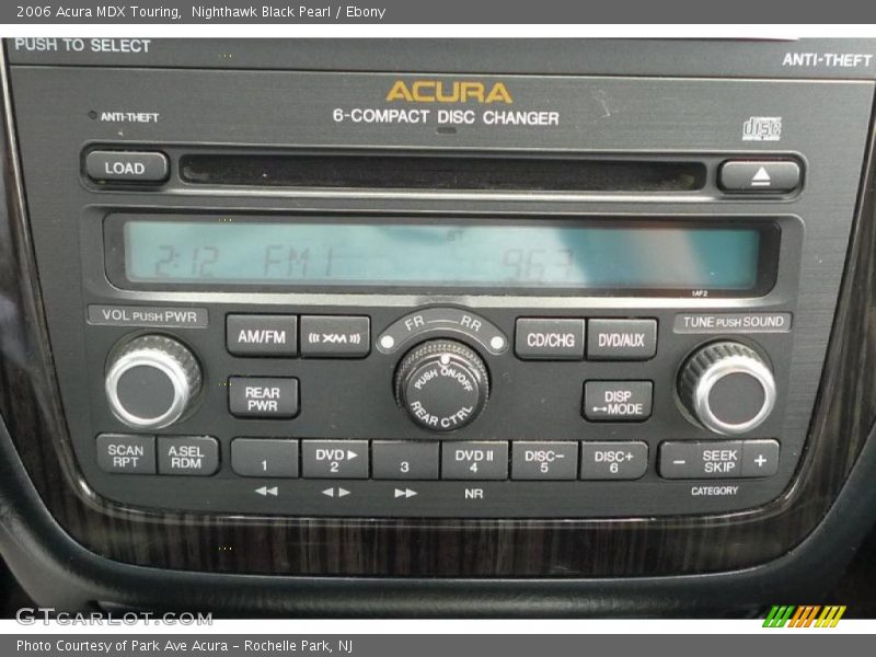 Nighthawk Black Pearl / Ebony 2006 Acura MDX Touring