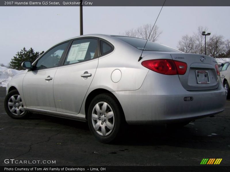 Quicksilver / Gray 2007 Hyundai Elantra GLS Sedan