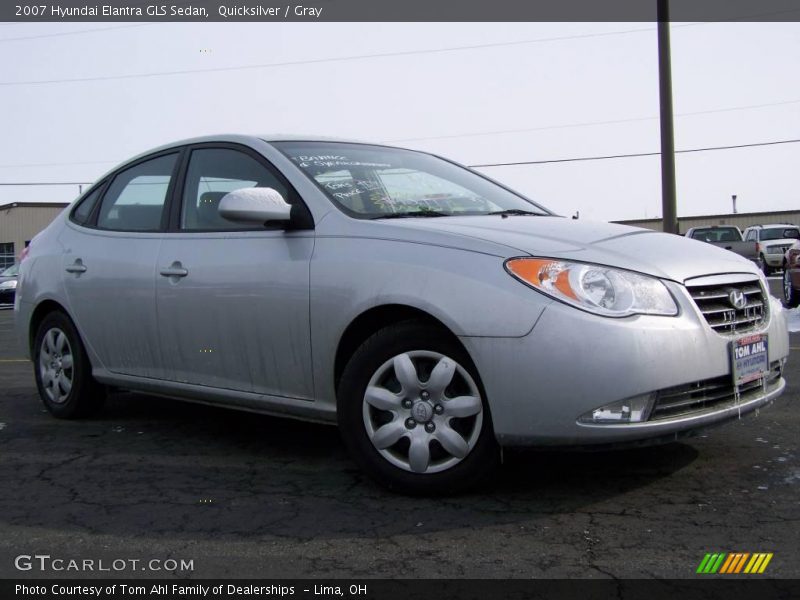 Quicksilver / Gray 2007 Hyundai Elantra GLS Sedan