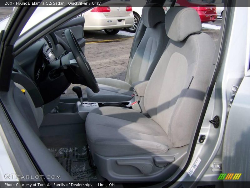 Quicksilver / Gray 2007 Hyundai Elantra GLS Sedan