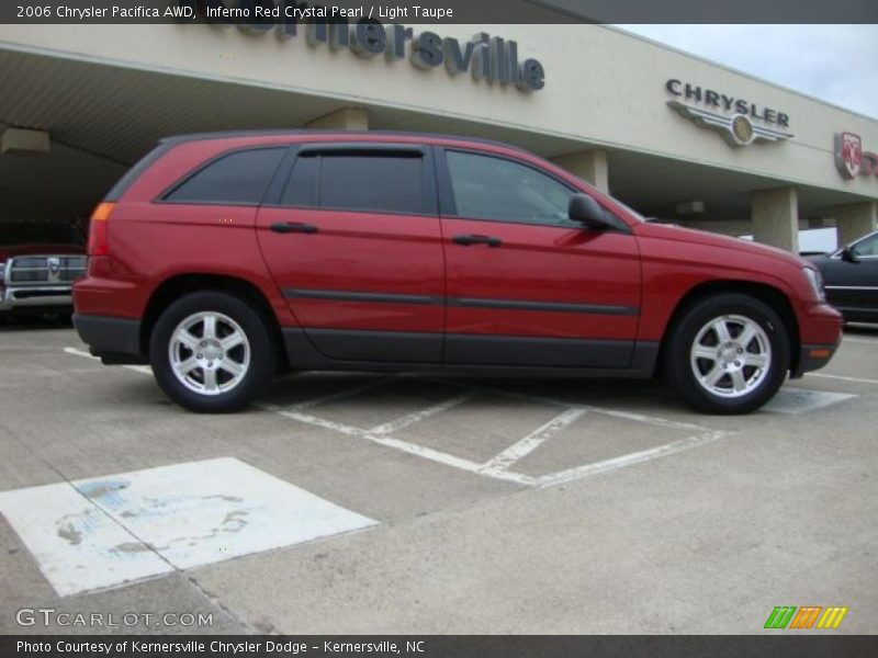 Inferno Red Crystal Pearl / Light Taupe 2006 Chrysler Pacifica AWD