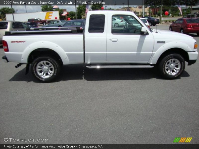 Oxford White / Medium Dark Flint 2007 Ford Ranger Sport SuperCab