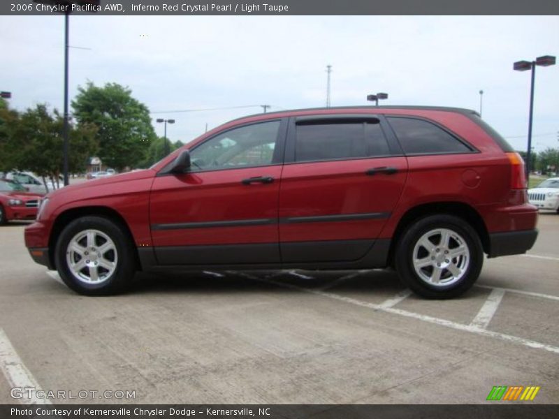 Inferno Red Crystal Pearl / Light Taupe 2006 Chrysler Pacifica AWD