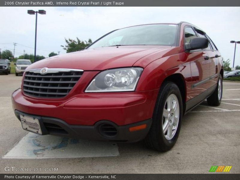 Inferno Red Crystal Pearl / Light Taupe 2006 Chrysler Pacifica AWD