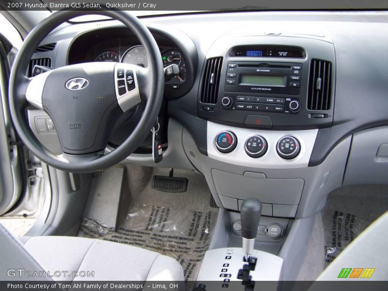 Quicksilver / Gray 2007 Hyundai Elantra GLS Sedan