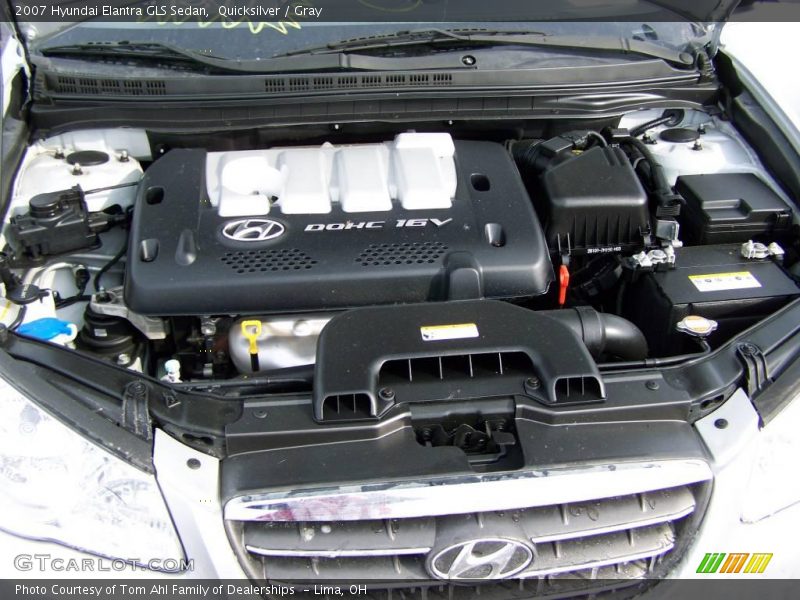 Quicksilver / Gray 2007 Hyundai Elantra GLS Sedan