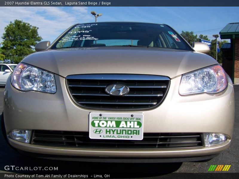 Laguna Sand Beige / Beige 2007 Hyundai Elantra GLS Sedan