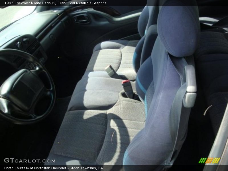Dark Teal Metallic / Graphite 1997 Chevrolet Monte Carlo LS