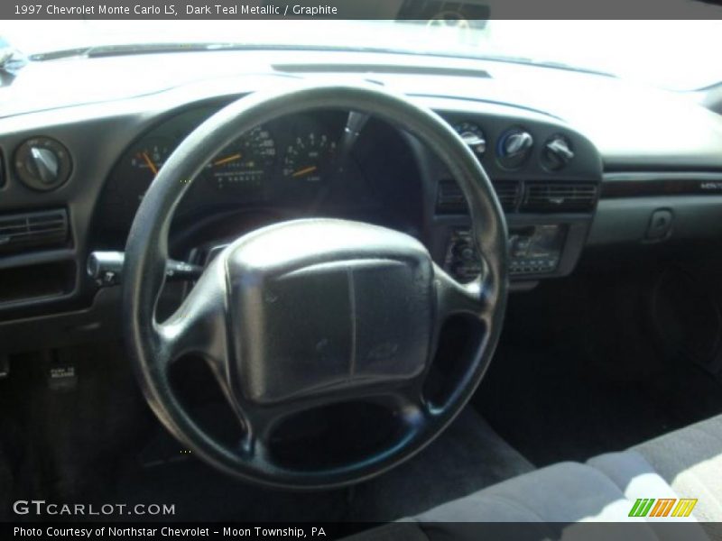 Dark Teal Metallic / Graphite 1997 Chevrolet Monte Carlo LS