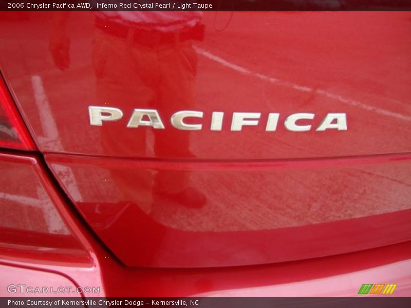 Inferno Red Crystal Pearl / Light Taupe 2006 Chrysler Pacifica AWD