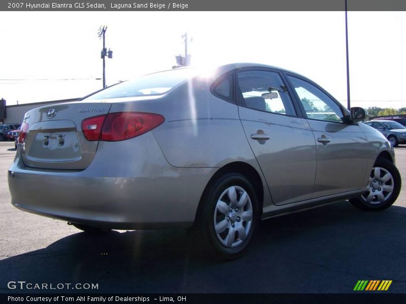 Laguna Sand Beige / Beige 2007 Hyundai Elantra GLS Sedan