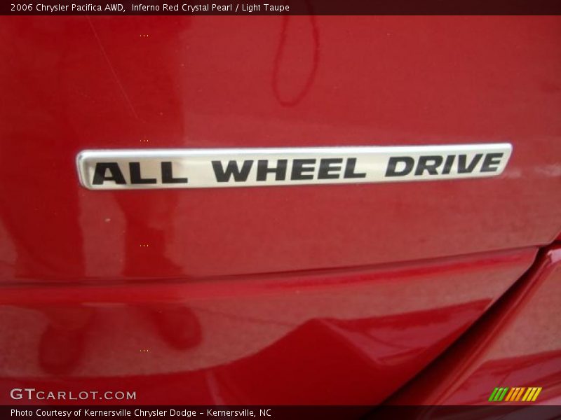 Inferno Red Crystal Pearl / Light Taupe 2006 Chrysler Pacifica AWD