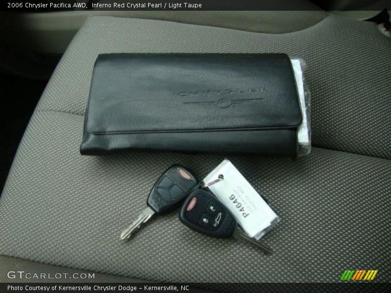 Inferno Red Crystal Pearl / Light Taupe 2006 Chrysler Pacifica AWD
