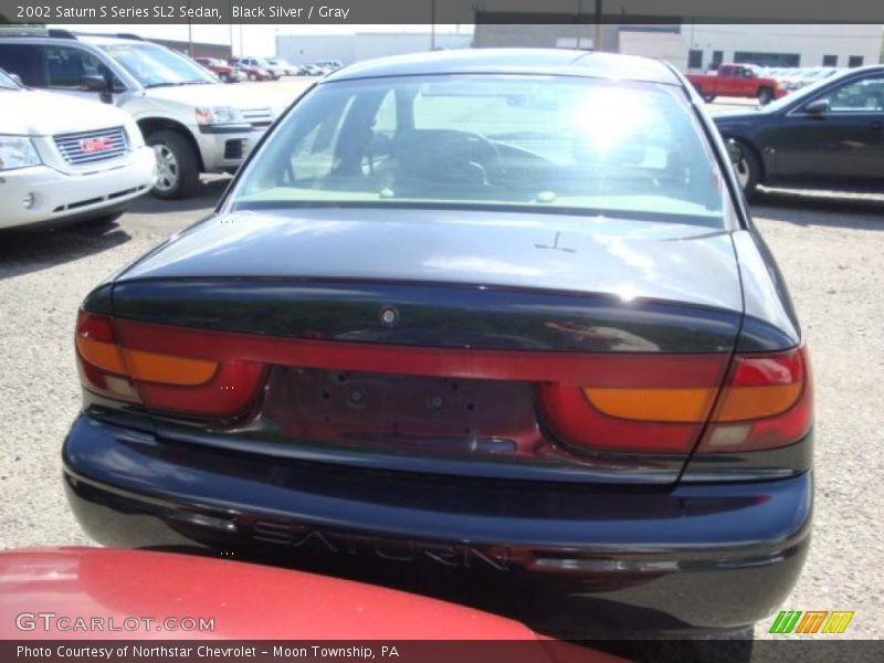 Black Silver / Gray 2002 Saturn S Series SL2 Sedan
