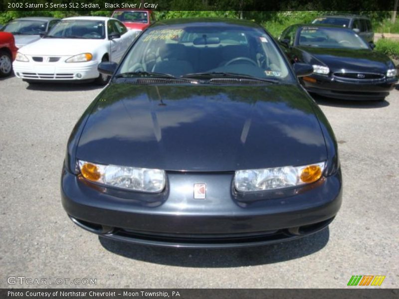 Black Silver / Gray 2002 Saturn S Series SL2 Sedan