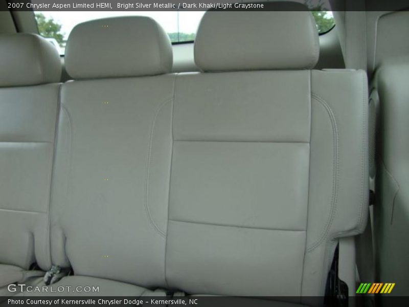 Bright Silver Metallic / Dark Khaki/Light Graystone 2007 Chrysler Aspen Limited HEMI