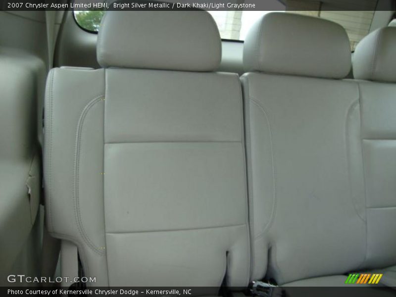 Bright Silver Metallic / Dark Khaki/Light Graystone 2007 Chrysler Aspen Limited HEMI