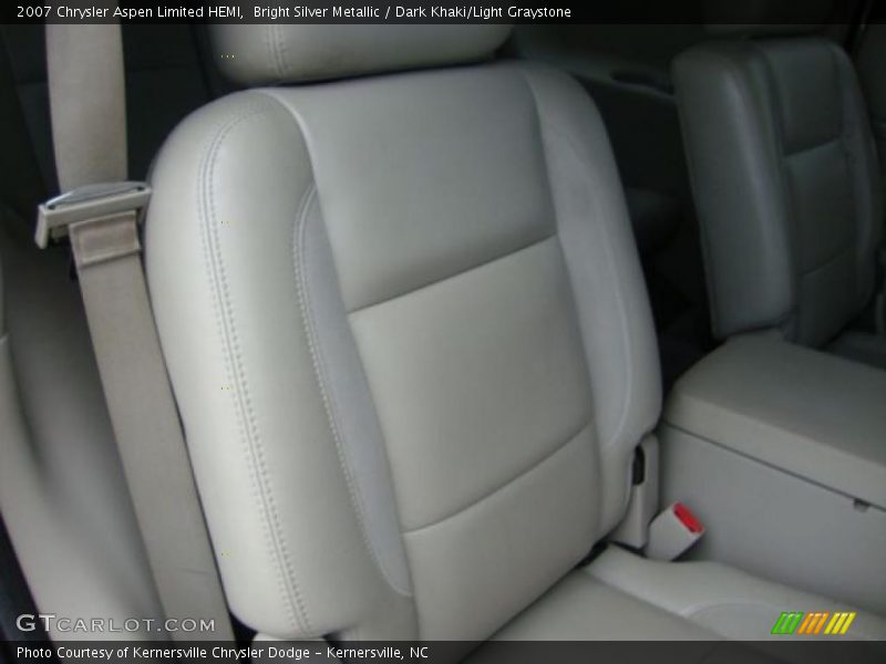 Bright Silver Metallic / Dark Khaki/Light Graystone 2007 Chrysler Aspen Limited HEMI