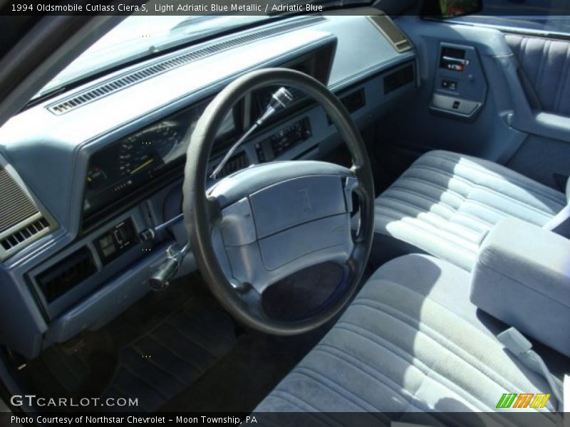 Light Adriatic Blue Metallic / Adriatic Blue 1994 Oldsmobile Cutlass Ciera S