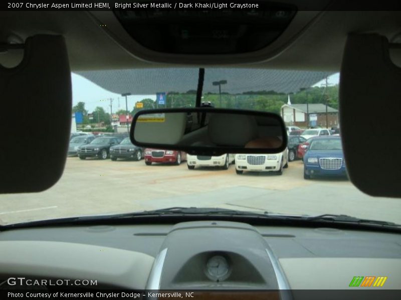Bright Silver Metallic / Dark Khaki/Light Graystone 2007 Chrysler Aspen Limited HEMI