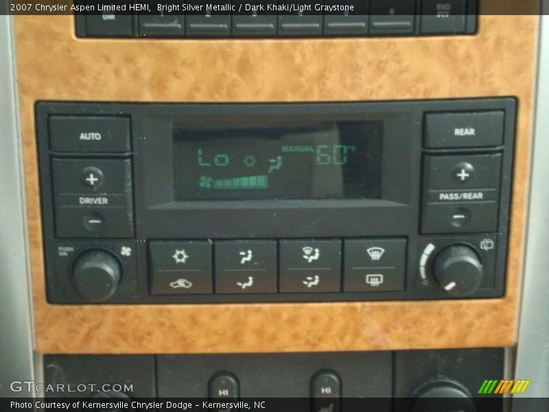 Bright Silver Metallic / Dark Khaki/Light Graystone 2007 Chrysler Aspen Limited HEMI