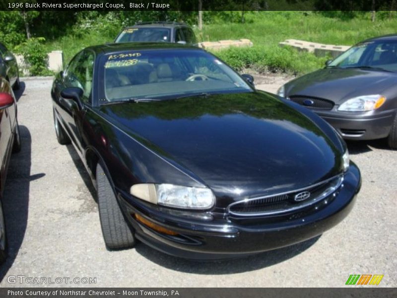 Black / Taupe 1996 Buick Riviera Supercharged Coupe
