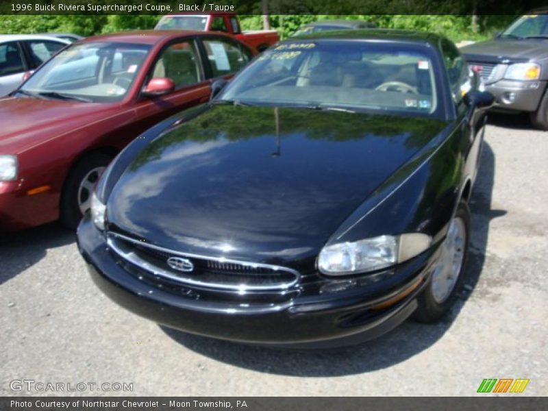 Black / Taupe 1996 Buick Riviera Supercharged Coupe