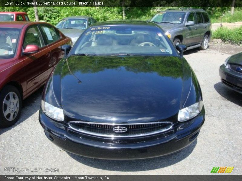 Black / Taupe 1996 Buick Riviera Supercharged Coupe