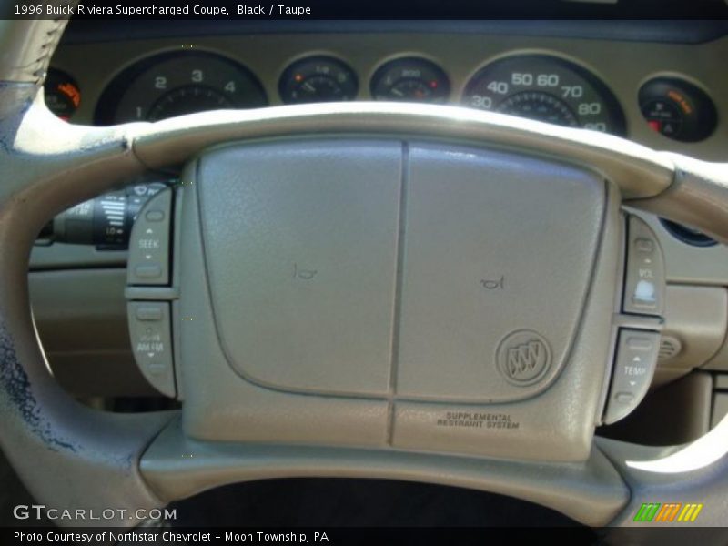 Black / Taupe 1996 Buick Riviera Supercharged Coupe