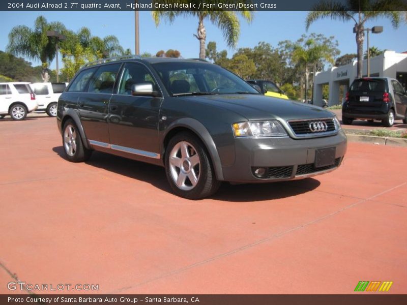 Highland Green Metallic / Fern Green/Desert Grass 2004 Audi Allroad 2.7T quattro Avant