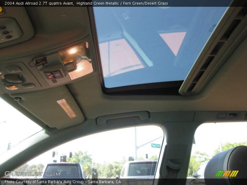 Highland Green Metallic / Fern Green/Desert Grass 2004 Audi Allroad 2.7T quattro Avant