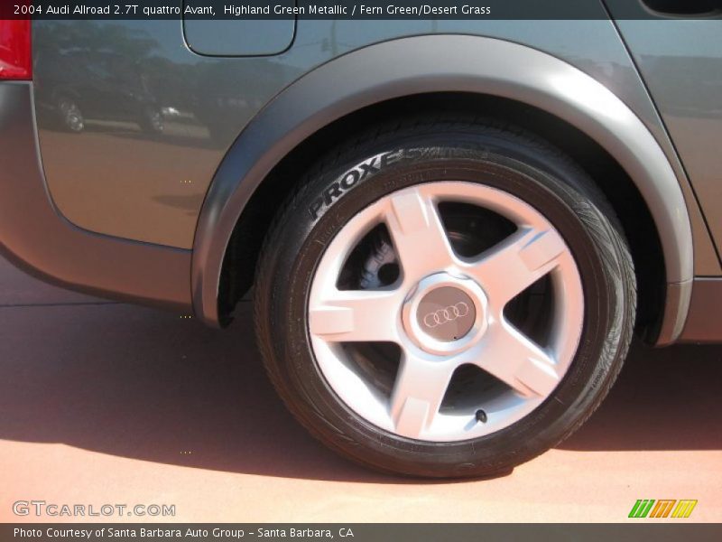 Highland Green Metallic / Fern Green/Desert Grass 2004 Audi Allroad 2.7T quattro Avant